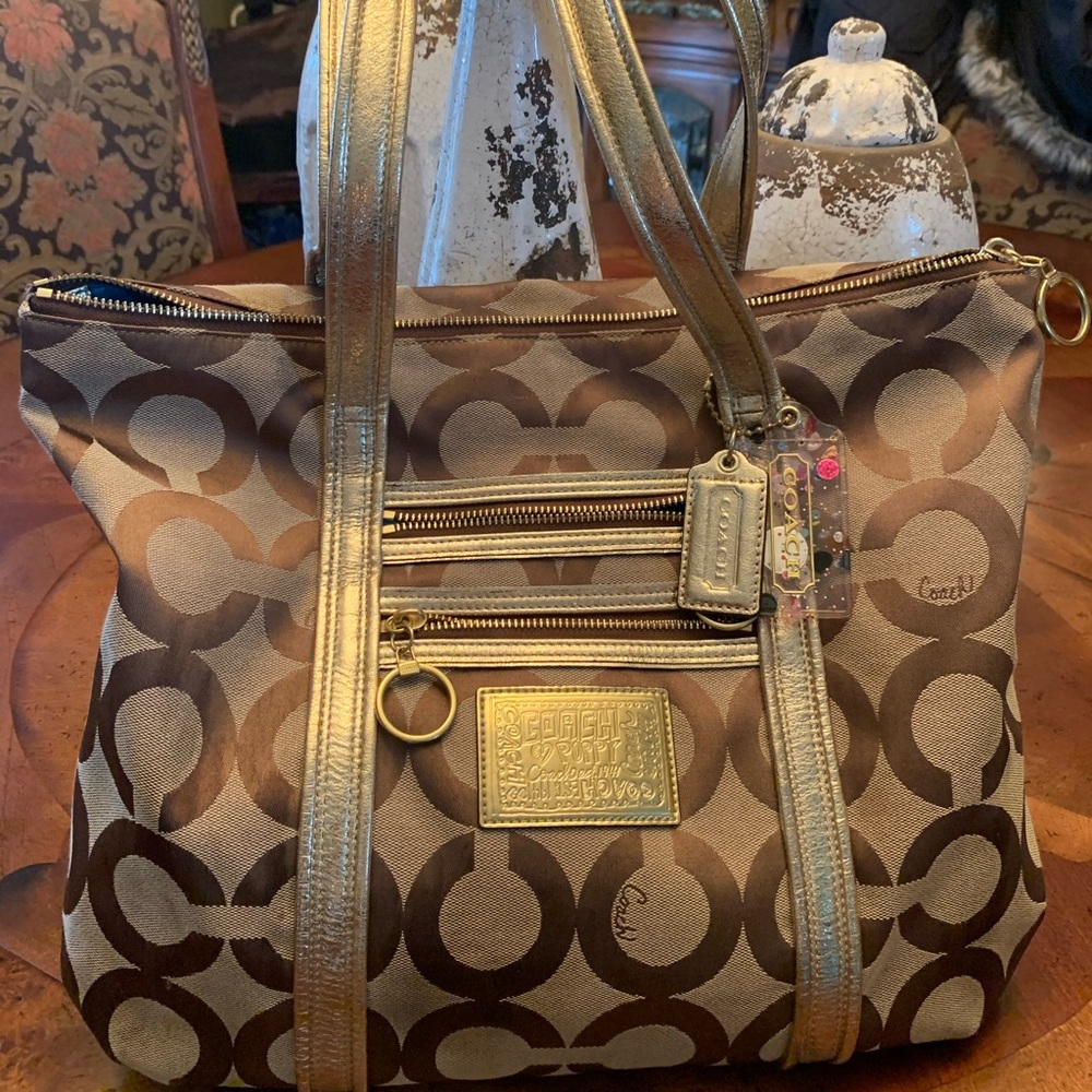 Coach tote handbag